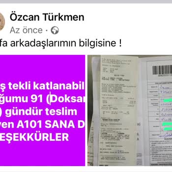 A101 Mal Teslimindeki Hukuksuzluk