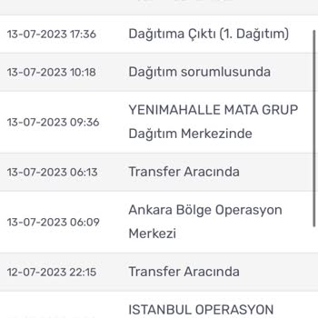 Kargomsende Firmasının Kargo Dağıtımı Sorunu