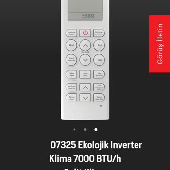 Arçelik Klima Kumanda Farklılığı