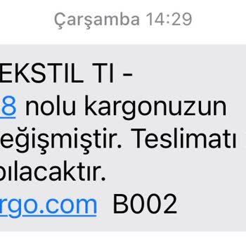 Yurtiçi Kargo, Kargomu İade Etti