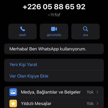 WhatsApp Yabancı Numaralardan Aramalar Gelmesi