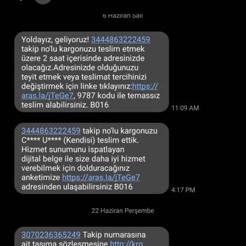 Gainzmach Fitness Aras Kargo'nun Satın Aldığımız Ürünü Teslim Etmemesi