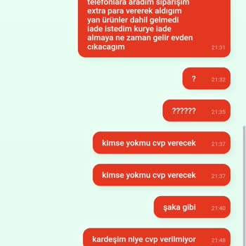 Tıkla Gelsin Canlı Destek Kimse Cevap Vermiyor