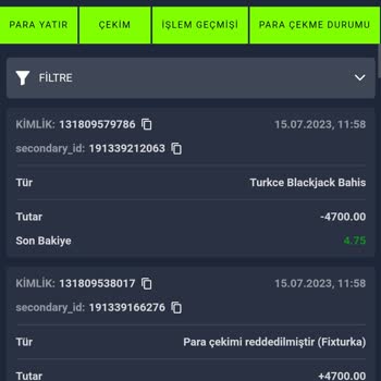 Yinebet Para Ödemeyip Hesaba Girip Bakiye Sıfırladı