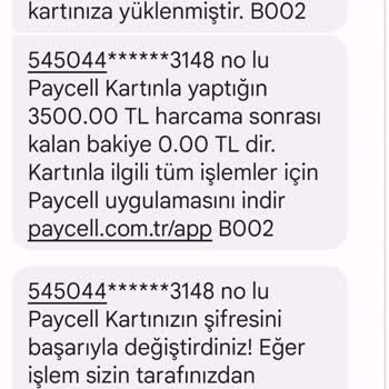 Paycell Uygulamadan Para Çekilmiş