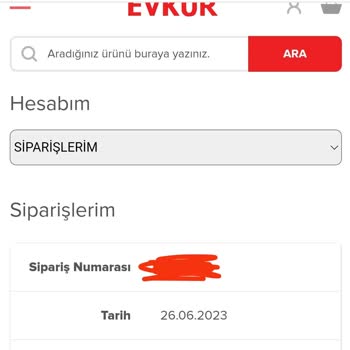 Evkur 20 Gündür Peşin Ödeme Yaptığım Ürünümüzü Göndermiyor