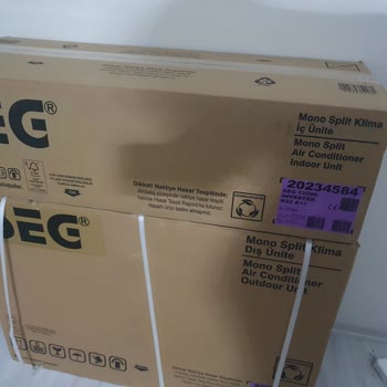SEG Marka Klima Aldık, Kutusunda Bekliyor Ve Servis Montaj İçin Gelmiyor