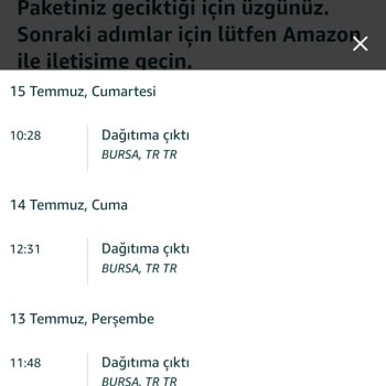 Amazon Ve Kolay Gelsin Başarısız Kargo Süreçleri