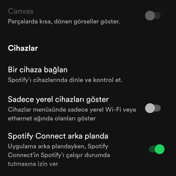 Spotify Canvas Özelliği Çalışmıyor.