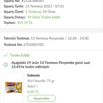 Migros Sanal Market Pişmanlığı