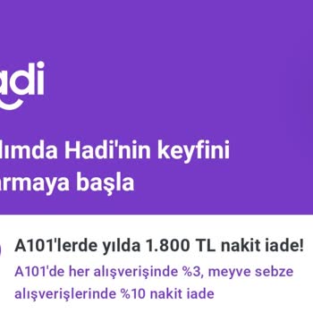 A101 Alışverişimin %3ünü İade Etmedi