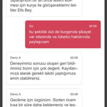 Yemeksepeti Ürünlerin Bayat Gelmesi, Ürün Değişikliğinin Yapılmaması