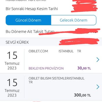 Obilet 'te Fazla Kesilen Onaysız Ücret