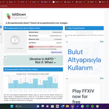 İmağaza 'dan Almış Olduğumuz E-ticaret Web Sitesi Hizmetine Ulaşılamıyor