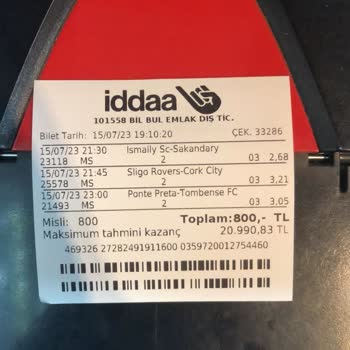 İddaa İddia Sistemindeki Hata Yüzünden Kuponun İptal Edilmemesi