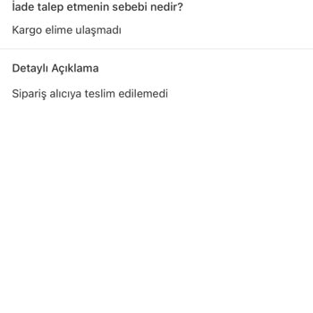 Dolap Uygulamasında Ürünüm Kayboldu