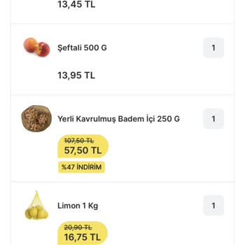 Migros Hemen Kurtlu Badem Sattı