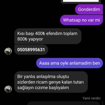 Potrekarakalemm (Instagram) Para İadesi Yapmıyorlar...