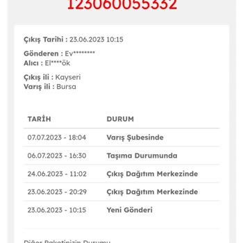 Evdemo Lojistik Kargo Teslimde Fiyasko