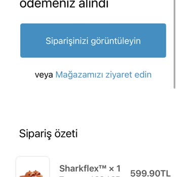 Sharkflex Firmasının Siparişi Göndermemesi
