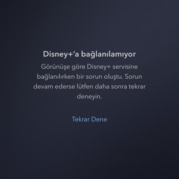 Disney Plus Wi-Fi İle Çalışmıyor