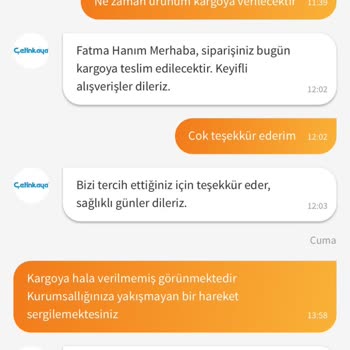 Trendyol Çetinkaya Ürün 20 Gündür Teslim Edilmedi