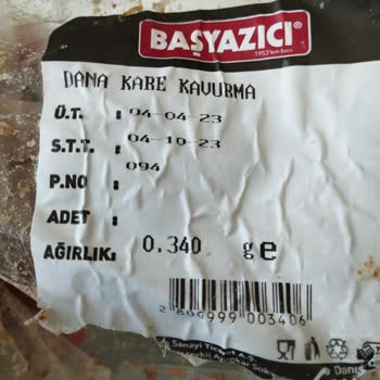 Başyazıcı Kavurmanın Malzemesini Baştan Yazmış Ama Yanlış Yazmış