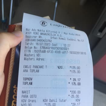 A101 Etiket İle Kasa Fişi Ücreti Arasındaki Fark