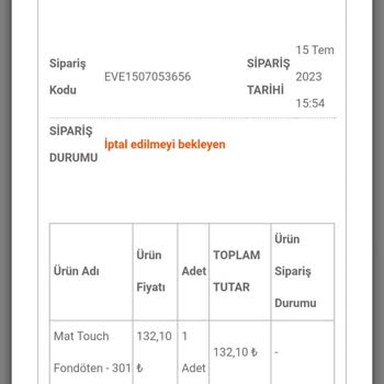 Eve İptal Edilmeyi Bekleyen
