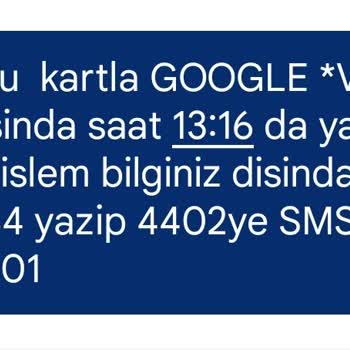 Google İzinsiz Kartımdan Hesabına Para Aktarma