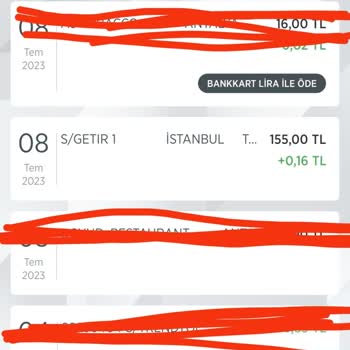 Getir Hesabımdan Para Çekmiş