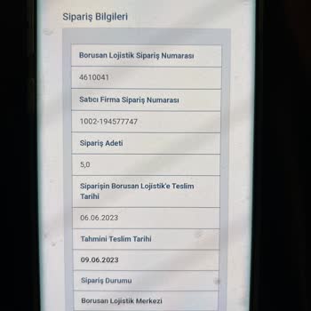 Borusan Lojistik Ürünleri Teslim Etmiyor