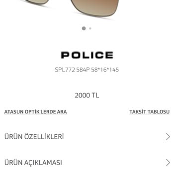 Atasun Optik Satışta Olan Ürünü Stok Bitmiş Diyerek Göndermiyor