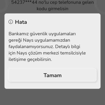 Nays Hesabıma Giriş Yapamıyorum