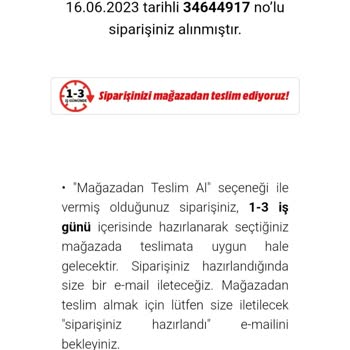 Media Markt İnternetten Sipariş Mağazadan Teslim Alma (blender)