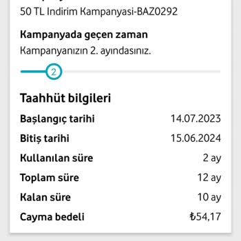 Vodafone Taahhüt Bitiş Tarihi Hatası