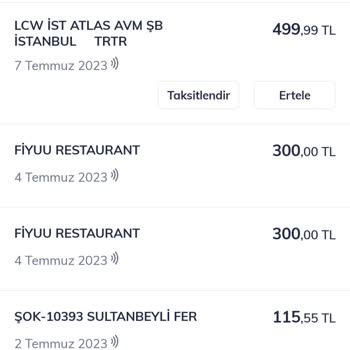 Fiyuu Duyarsız Kurye, Tekrarlı Para Çekimi, Yapılmayan İade