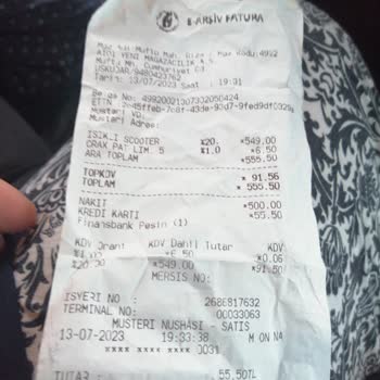 Scoter Kırıldı A101 Garantisi Yok Dedi