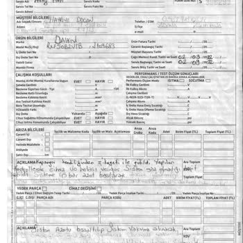 Alındığı Tarihten Başlamak Üzere Her Yıl Sorun Çıkaran Daikin Klima