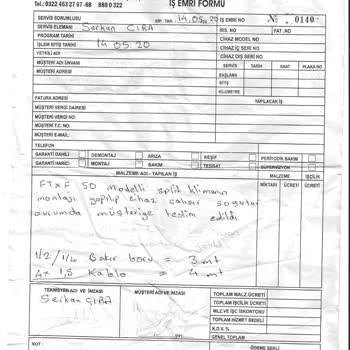 Alındığı Tarihten Başlamak Üzere Her Yıl Sorun Çıkaran Daikin Klima