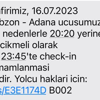 Pegasus Sıfır Müşteri Memnuniyet