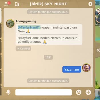 Lilith Games Chat Banı Yedim