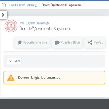 E-Devlet (Turkiye.gov.tr) Ücretli Öğretmenliğe Başvuru