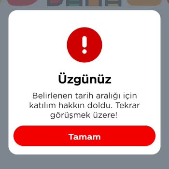 Coca-Cola Kod Yazınca Hata Veriyor
