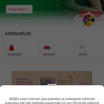 Vodafone Hediye Çarkı Şikayet