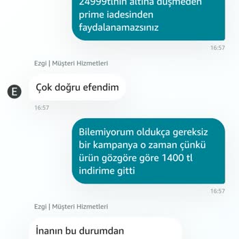 Amazon TR Prime Günleri İndirim İadesi Kampanyası