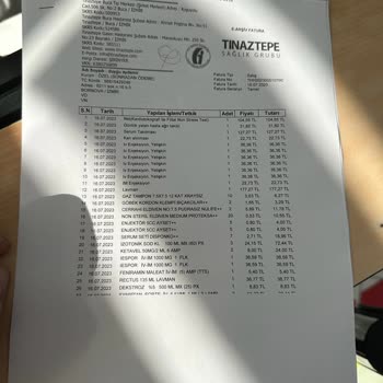 İzmir Tınaztepe Buca Tıp Merkezi Haksız Alınan Ücret