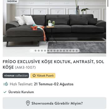 Vivense Farklı Renkte Ürün Gönderdi