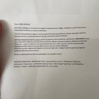 Skechers Kullanıcı Hatası Saçmalığı