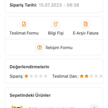 Migros Antalya 5M (Sanal Market Online) Eksik Ürün Teslimatı